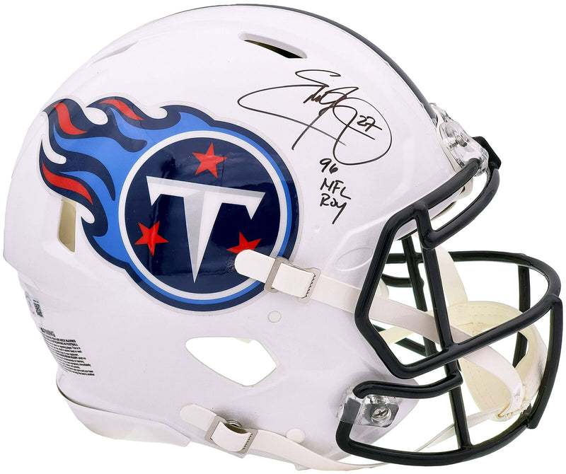 Eddie George Tennessee Titans Signed F/S Authentic Helmet 96 ROY 197132 (BAS COA)