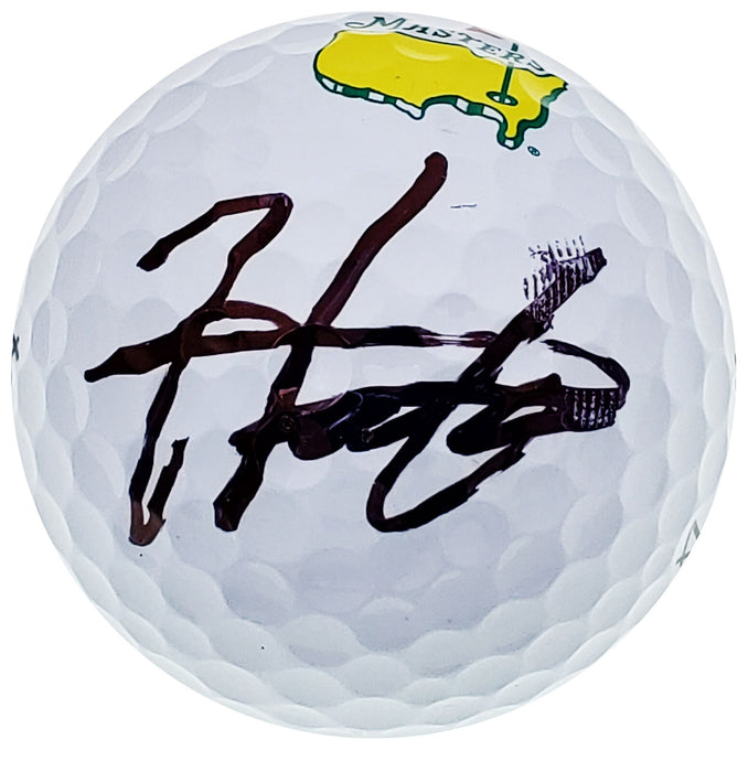 Hideki Matsuyama Autographed Masters Logo Golf Ball (Smudged) (BAS COA)