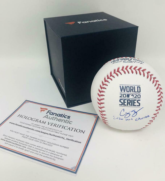 Corey Seager Los Angeles Dodgers Signed 2020 WS Champs World Series —  Ultimate Autographs