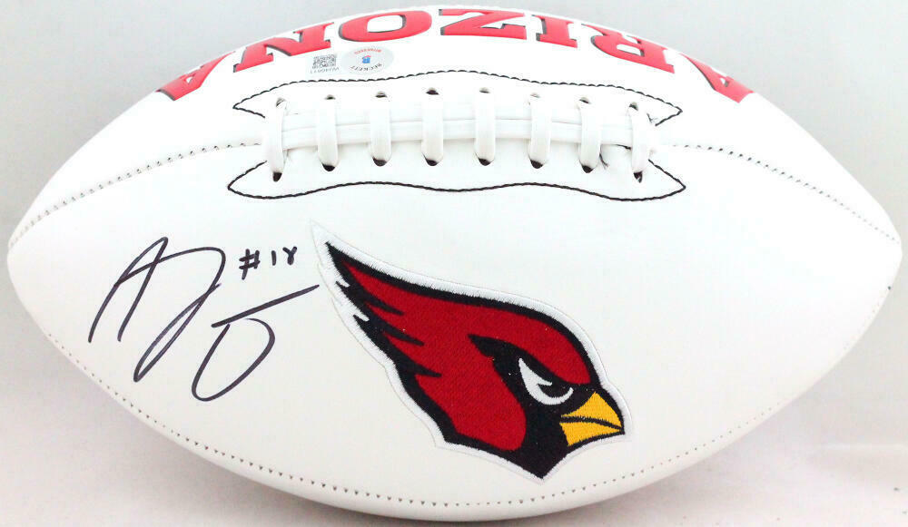 AJ Green Arizona Cardinals Signed Logo Football (BAS COA), , 