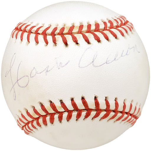 Hank Aaron Autographed Signed Atlanta Braves Majestic MLB Jersey - PSA/DNA  Authentication