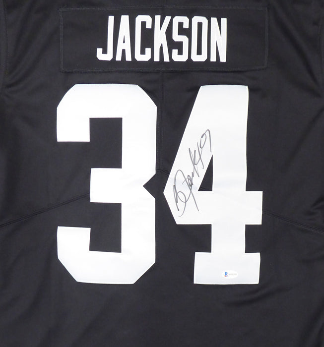 Bo Jackson Oakland Raiders Signed Black Nike Vapor Limited Twill Jersey (BAS COA)