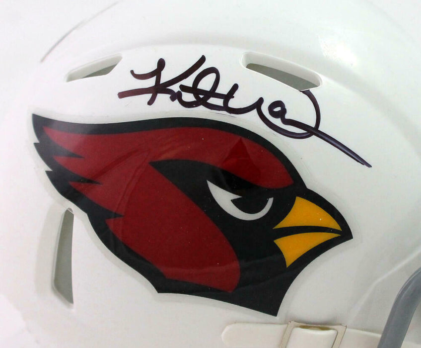 Kurt Warner Arizona Cardinals Signed Speed Mini Helmet (BAS COA)