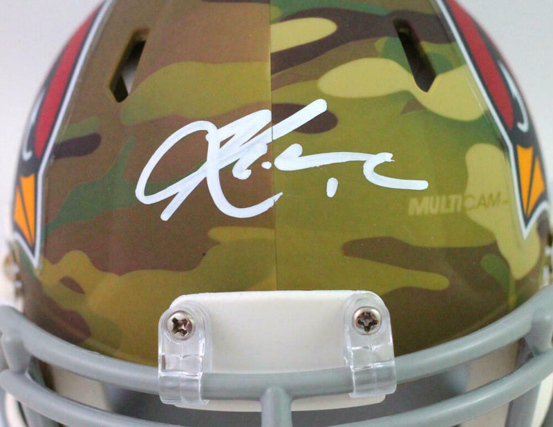Kyler Murray Arizona Cardinals Signed Camo Mini Helmet *FRONT (BAS COA)
