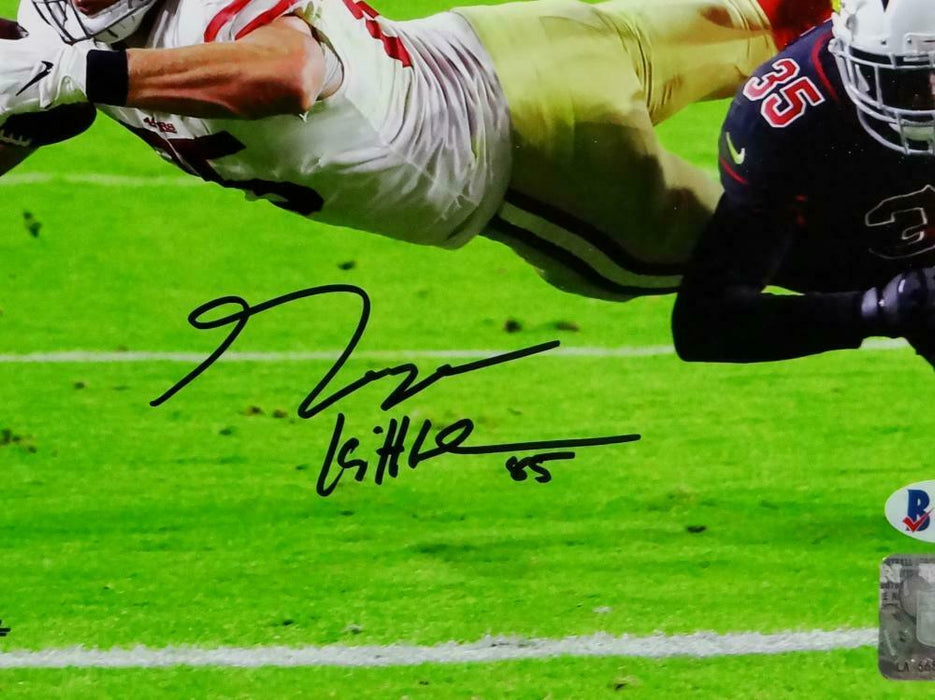 GEORGE KITTLE SIGNED 8x10 PHOTO AUTOGRAPHED SAN FRANCISCO 49ers