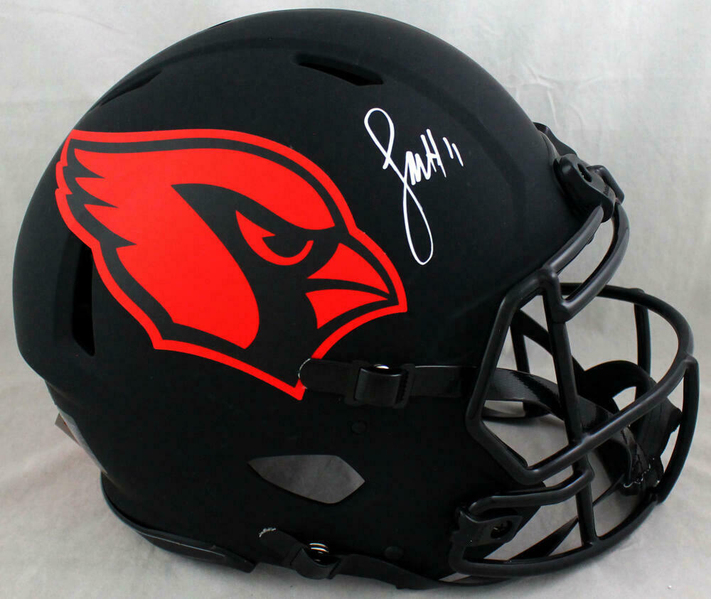 Larry Fitzgerald Arizona Cardinals Signed F/S Eclipse Authentic Helmet (BAS COA)