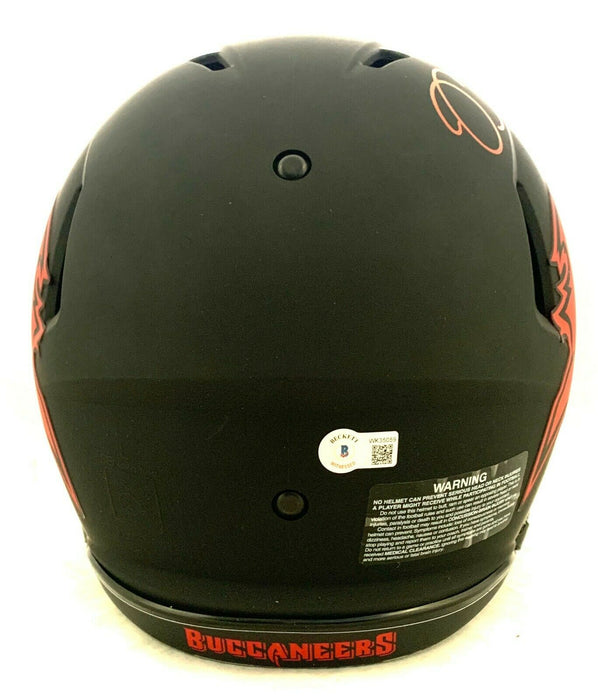 Mike Alstott Tampa Bay Buccaneers Signed Tampa Bay Buccaneers Full-sized Eclipse Authentic Helmet (BAS COA)
