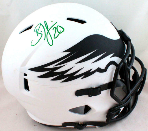 Brian Dawkins Signed Philadelphia Eagles Mini Speed Replica Flash Helmet BAS