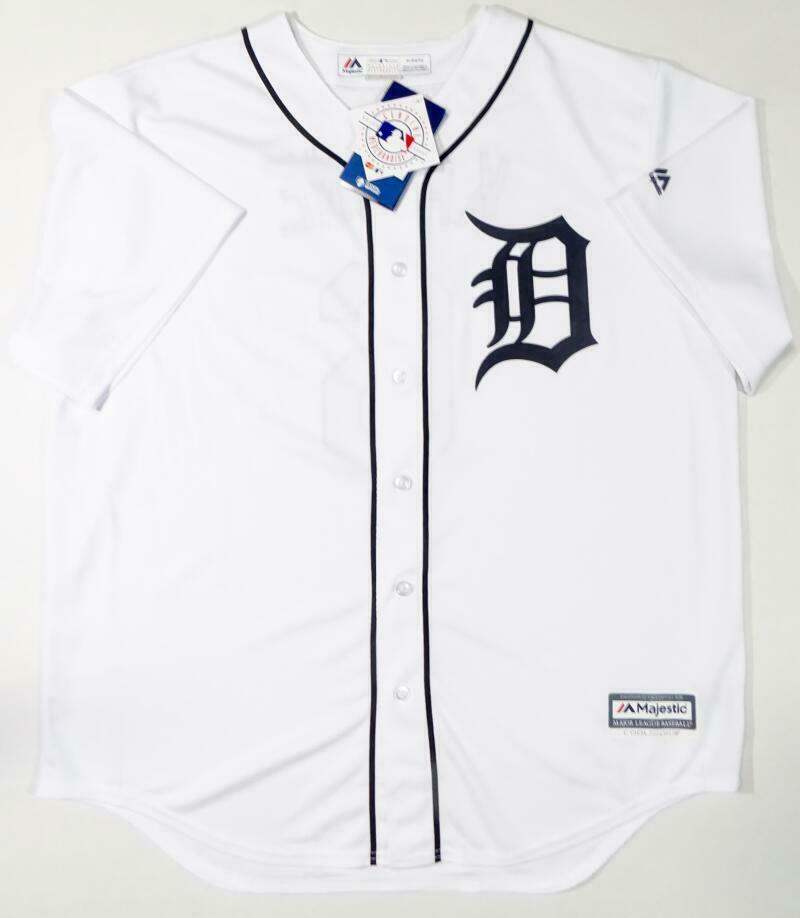 Al Kaline Signed Detroit Tigers White Majestic Jersey w/ Mr. Tiger -(JSA COA)