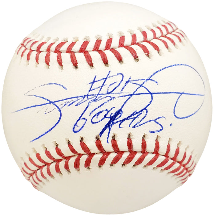 Sammy Sosa Chicago Cubs Signed MLB Baseball "509 HRs" (BAS COA)